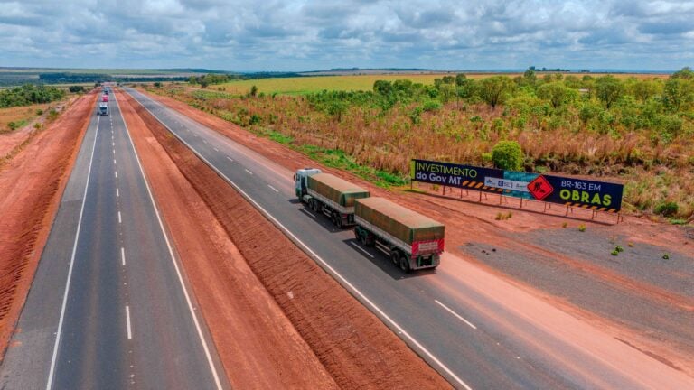 EXPEDIÇÃO 163 – Governo de MT e Nova Rota entregam mais 130 km de pista duplicada na BR-163 nesta quinta-feira (18)