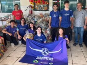 Equipe de robótica do Sesi Escola VG lidera entrega de 36 toneladas de cestas básicas