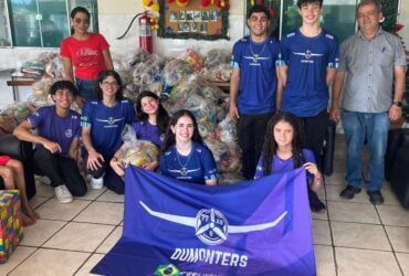 Equipe de robótica do Sesi Escola VG lidera entrega de 36 toneladas de cestas básicas