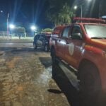 Ocorrência no bairro Jardim Europa mobilizou Corpo de Bombeiros, Guarda Municipal e concessionária de energia para garantir a segurança de motoristas e pedestres