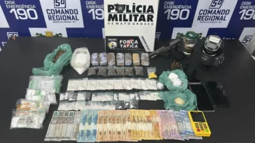 Força Tática prende dupla por tráfico de drogas em Barra do Garças