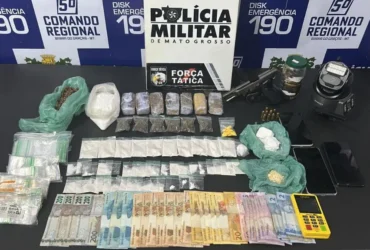 Força Tática prende dupla por tráfico de drogas em Barra do Garças