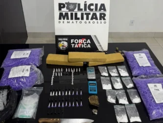 Força Tática prende faccionado em Nova Mutum por tráfico
