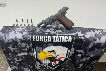 Foragido da Justiça é preso com arma em Peixoto do Azevedo