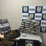 Força Tática prende suspeito com 32 tabletes de maconha em Cuiabá