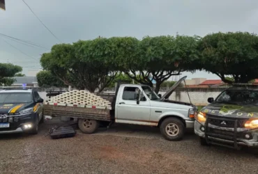 Gefron e PRF interceptam cocaína apreendida em Cáceres