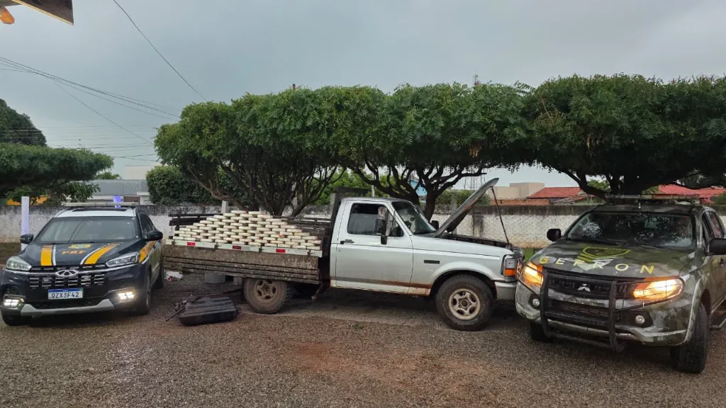 Gefron e PRF interceptam cocaína apreendida em Cáceres