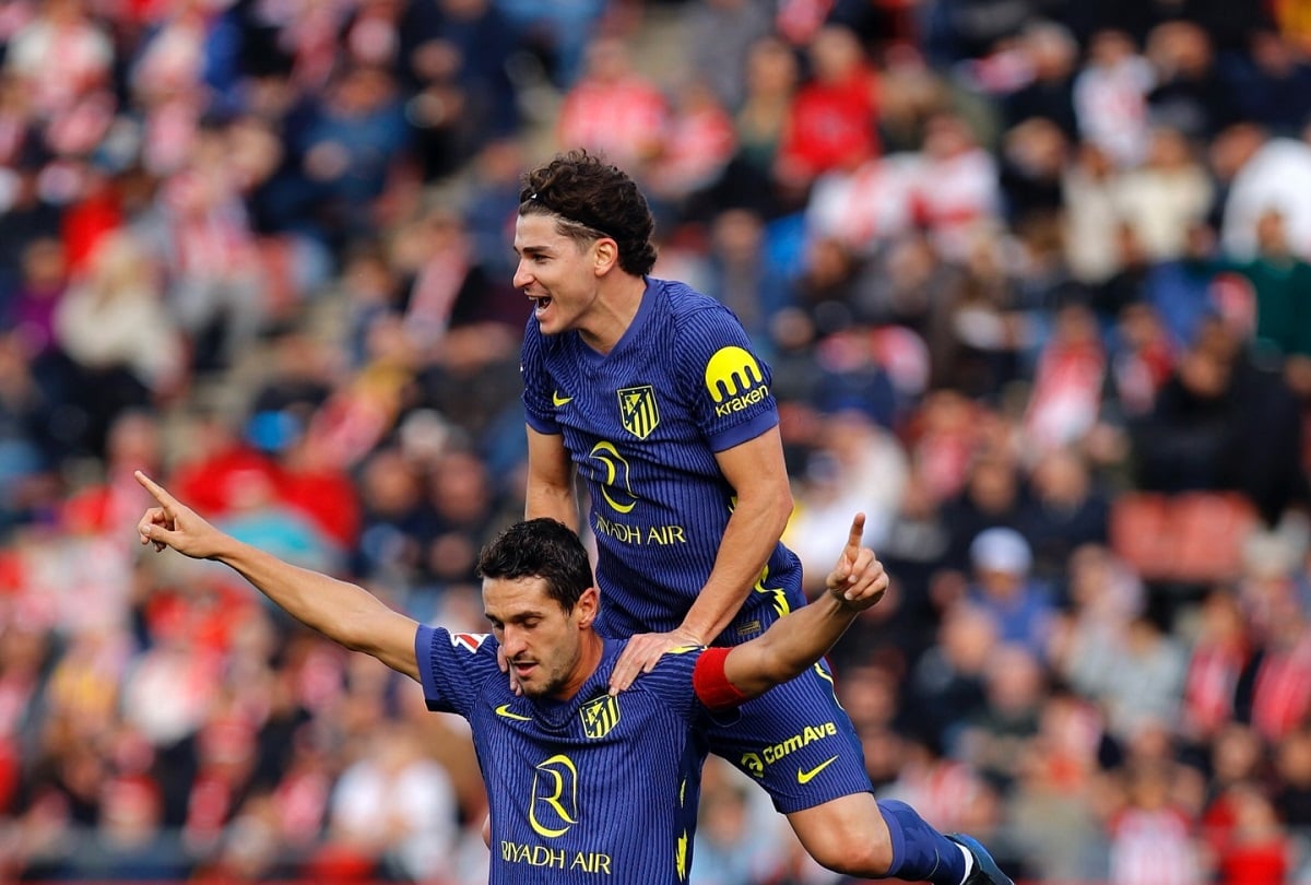 Lance de Girona x Atlético de Madrid. Imagem: Divulgação Atlético de Madrid