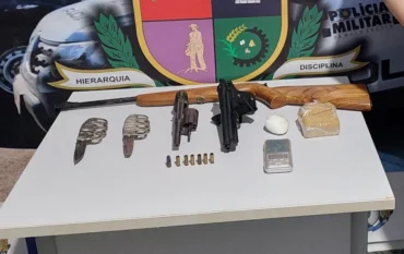 Homem é preso em flagrante em Nova Mutum com armas e drogas