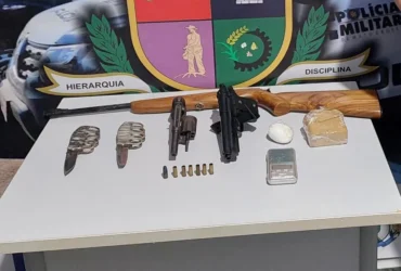 Homem é preso em flagrante em Nova Mutum com armas e drogas