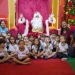 Magia do Natal encanta alunos das escolas municipais nas visitas à Vila Encantada de Lucas do Rio Verde