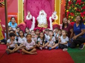 Magia do Natal encanta alunos das escolas municipais nas visitas à Vila Encantada de Lucas do Rio Verde