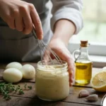 Maionese sem óleo com ovo cozido: receita saudável, cremosa e fácil de fazer
