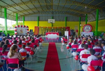 Mais de 100 alunos da Escola Municipal Caminho para o Futuro se formam no ciclo inicial do Proerd