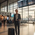 Mala de mão no aeroporto