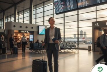 Mala de mão no aeroporto