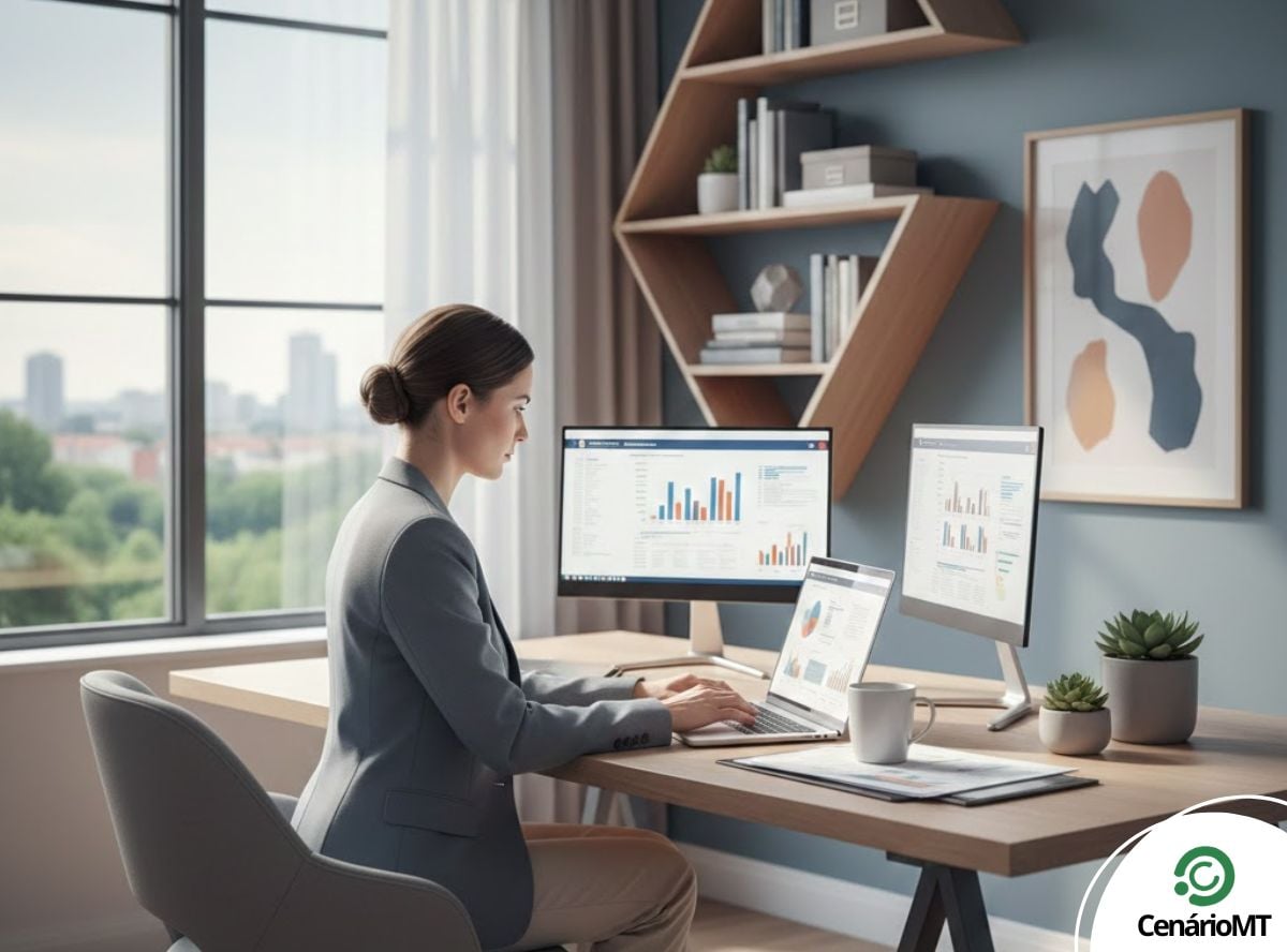 Mulher trabalhando
