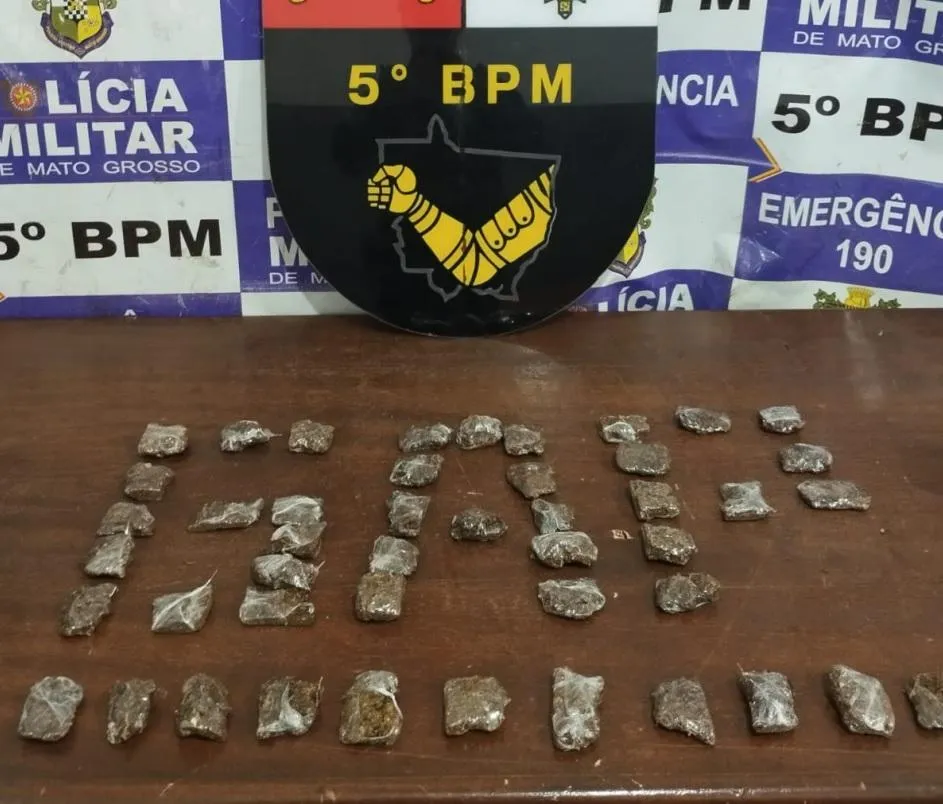 Apreensão de maconha em Rondonópolis leva à prisão