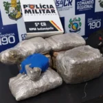 PM apreende dez quilos de supermaconha após acidente na BR-158