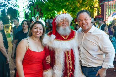Papai Noel emociona crianças, pacientes e equipes durante visita ao Pronto-Socorro de Várzea Grande