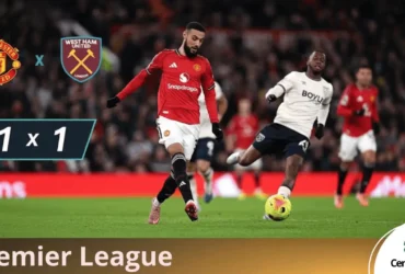 Partida tensa pela Premier League