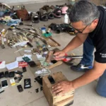 Destruição de objetos apreendidos mobiliza Polícia Civil em Torixoréu