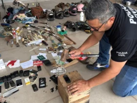 Destruição de objetos apreendidos mobiliza Polícia Civil em Torixoréu