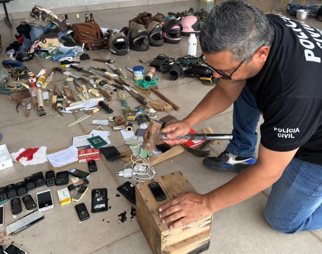 Destruição de objetos apreendidos mobiliza Polícia Civil em Torixoréu