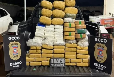 Apreensão de drogas em Cuiabá leva à prisão no Morada do Ouro