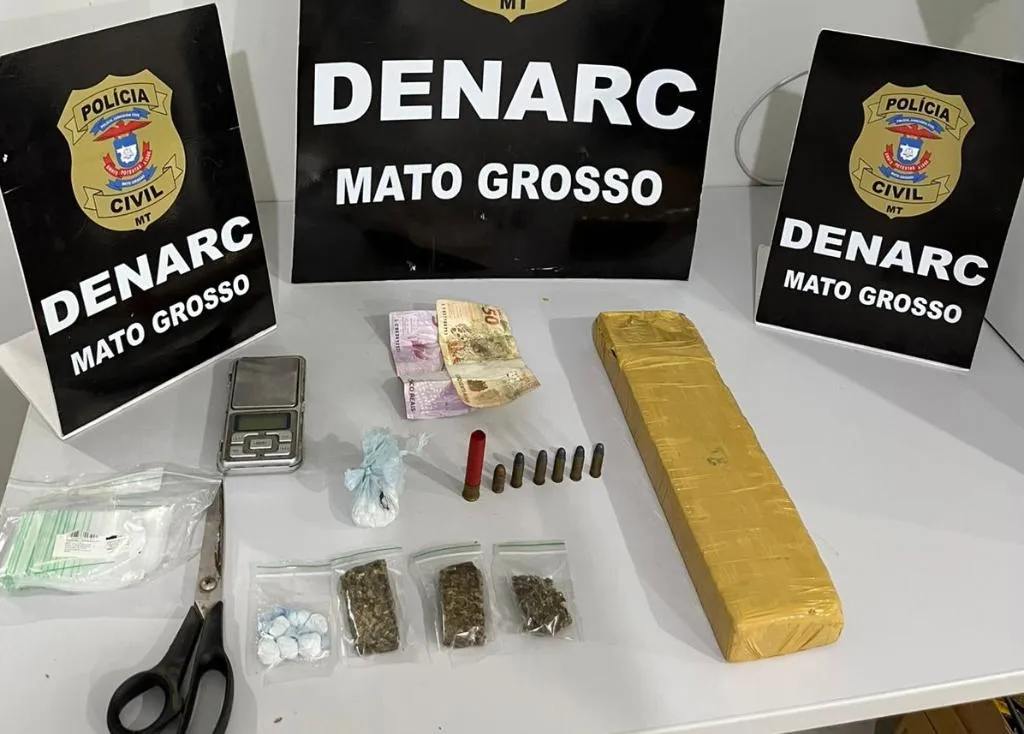 Traficante é preso em Cuiabá após ação da Polícia Civil