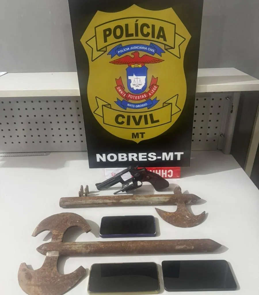 Polícia prende integrantes de facção criminosa em Nobres