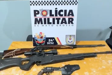 Polícia impede feminicídio e apreende armas em Cuiabá