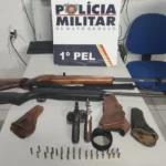 Apreensão de armas em Apiacás termina com prisão em flagrante