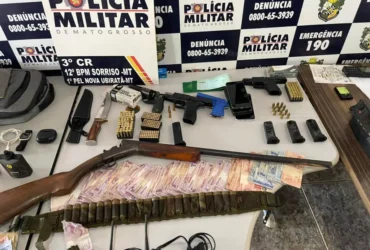 Roubo em Nova Ubiratã: PM detém cinco suspeitos