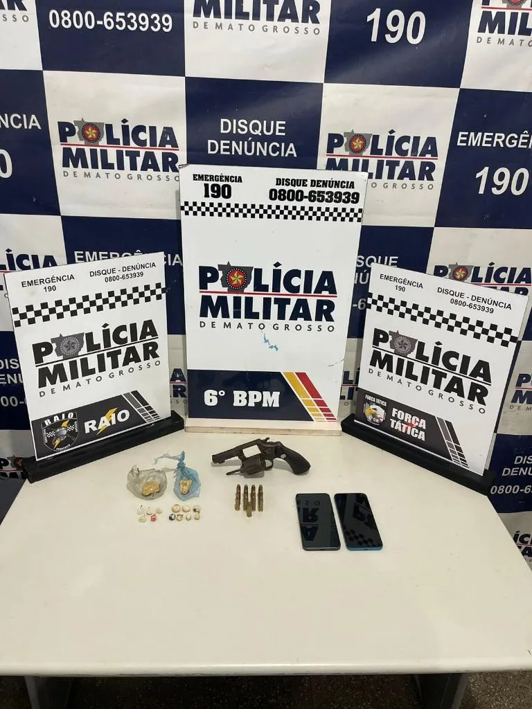 PM apreende menores por tentativa de homicídio em Cáceres