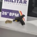 Polícia Militar apreende arma e detém quatro em Nova Mutum