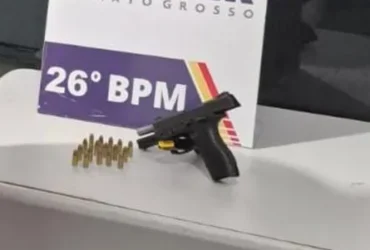Polícia Militar apreende arma e detém quatro em Nova Mutum