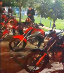 PM frustra rolezinho em Rondonópolis e apreende 30 motos