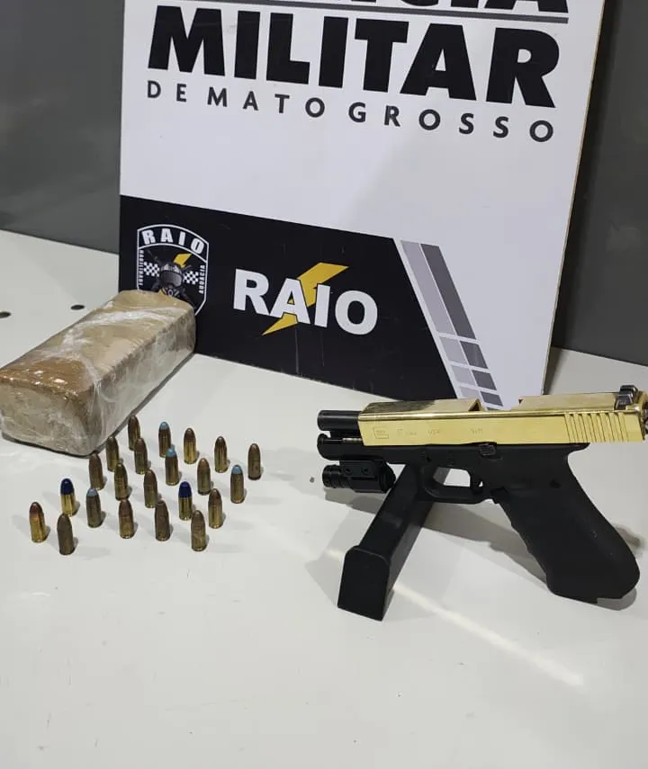 Apreensão de arma de fogo mobiliza PM em Várzea Grande