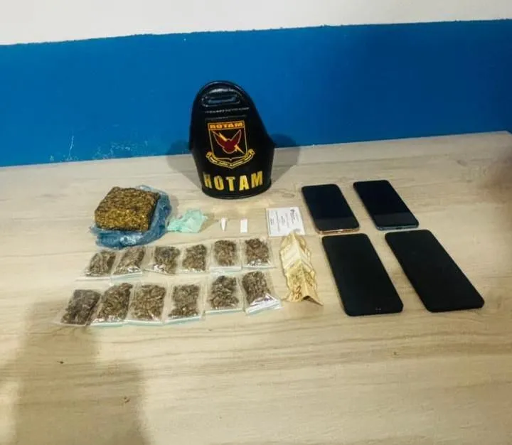 Prisão por tráfico de drogas mobiliza Rotam em Lucas do Rio Verde