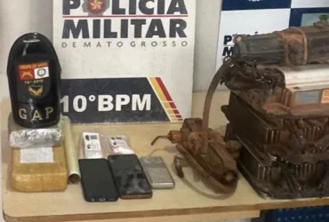 PM prende homem e recupera módulos de caminhões em MT