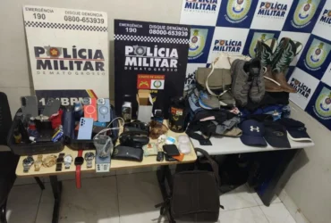 PM prende trio por furto a residências no interior de MT