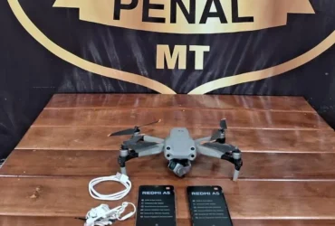 Drone sobrevoando penitenciária é abatido em Rondonópolis