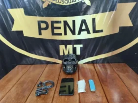 Drone em penitenciária é interceptado em Rondonópolis