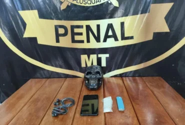 Drone em penitenciária é interceptado em Rondonópolis