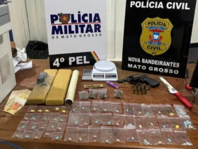 Polícias prendem três por drogas e arma em Nova Bandeirantes