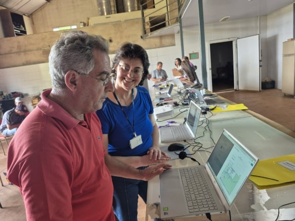 Produtores de orgânicos testam ferramenta digital durante escritórios