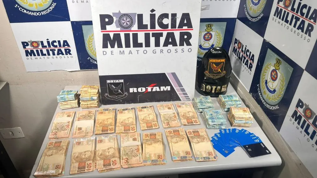 Rotam prende suspeitos de estelionato com R$ 78 mil em Cuiabá