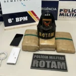 Prisão por tráfico de drogas em Cáceres pela Rotam