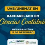 UAB/Unemat: matrículas para o curso de Ciências Contábeis iniciam hoje (15)